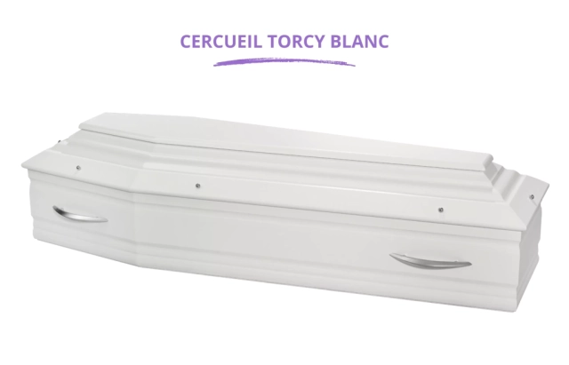 Cercueil TORCY BLANC - inhumation