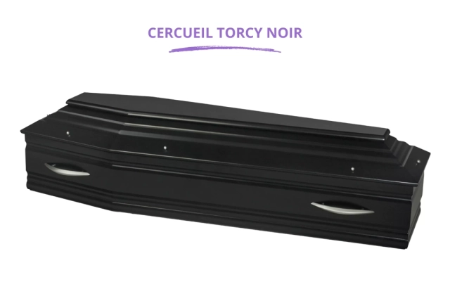 Cercueil TORCY NOIR - inhumation